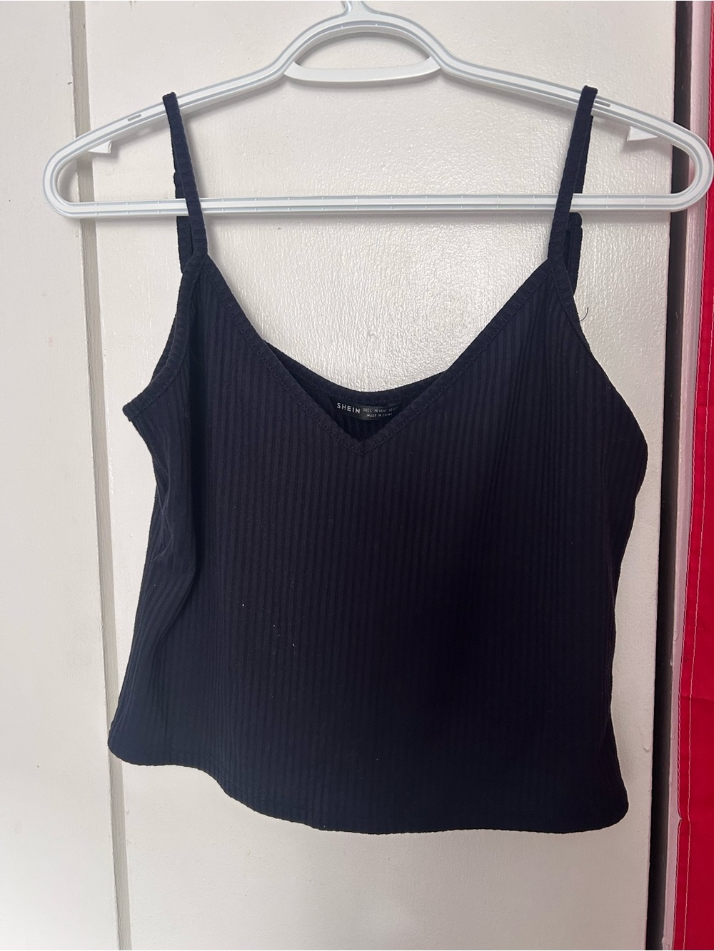 navy spaghetti strap tank